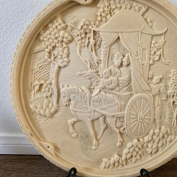 Vintage Chinese Carriage Medallion Table Top 17 Inch - Picture 3 of 15